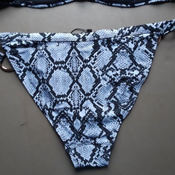 CCX Greta Black Snake Print Bikini Size 14 - Picture 9 of 11